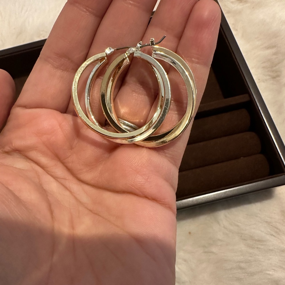 Elegant Gold Hoop Earrings